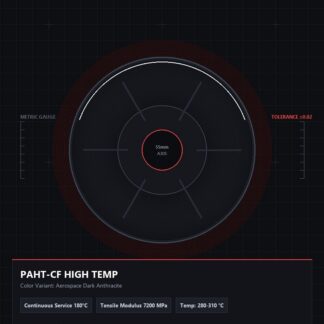 PAHT-CF High-Temp Carbon Nylon Aerospace Filament 1.75mm