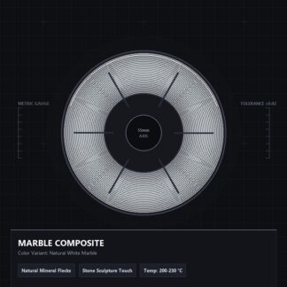 Sculptural Marble Texture Composite PLA 1.75mm